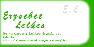 erzsebet lelkes business card